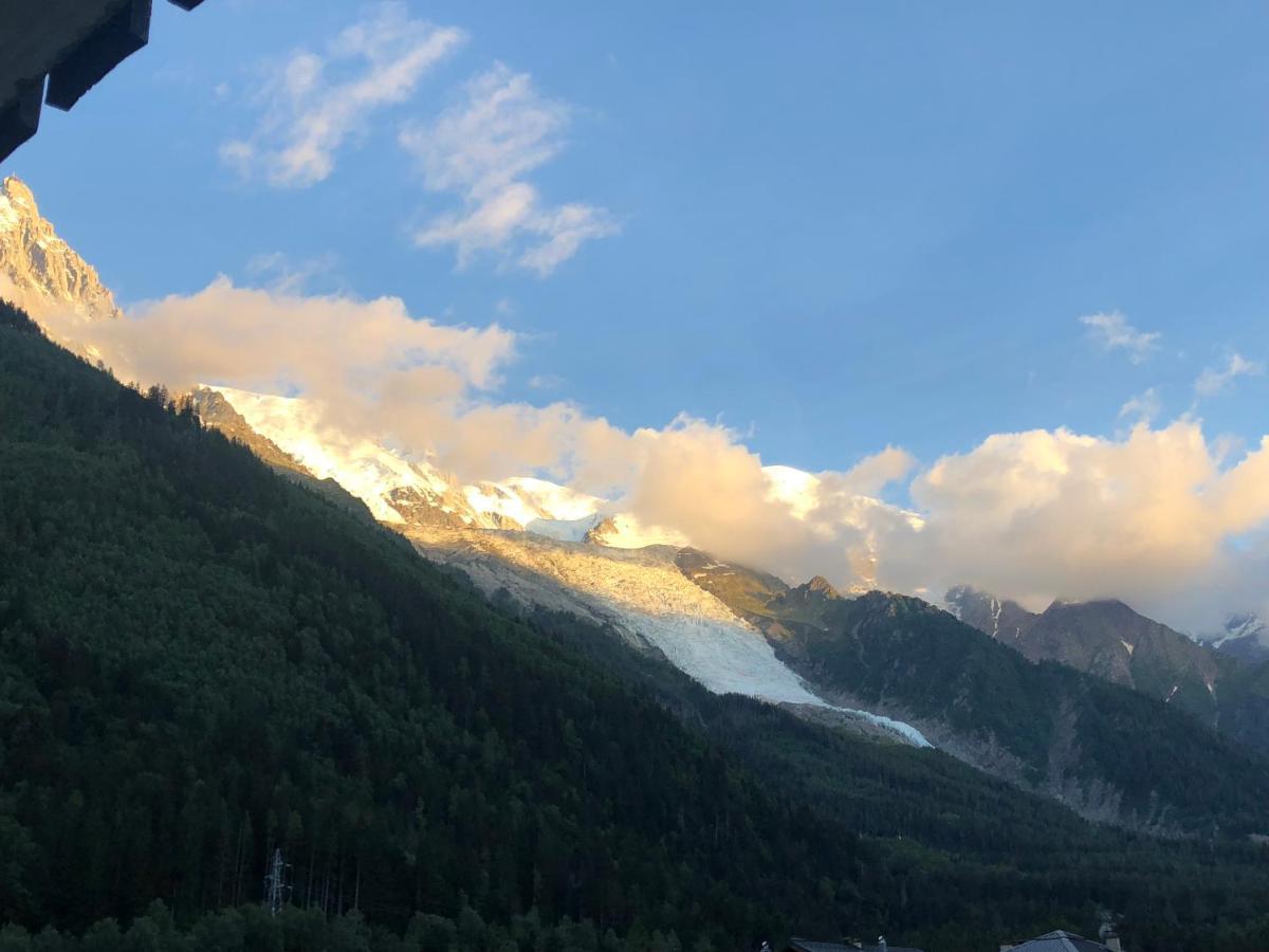 Mont Blanc 43, Vue Mont Blanc , Balcon, Parking Apartman Chamonix Kültér fotó