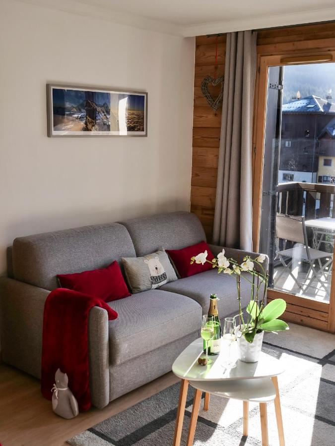 Mont Blanc 43, Vue Mont Blanc , Balcon, Parking Apartman Chamonix Kültér fotó